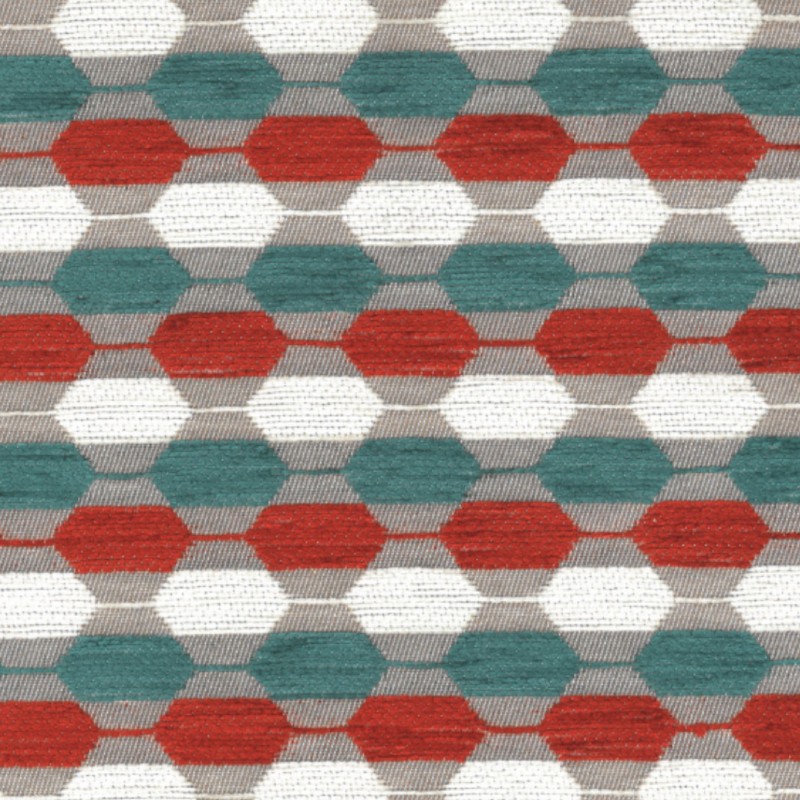 Galway Rubik Teal/Brick