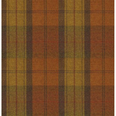 Wool Plaid Orange Marmalade