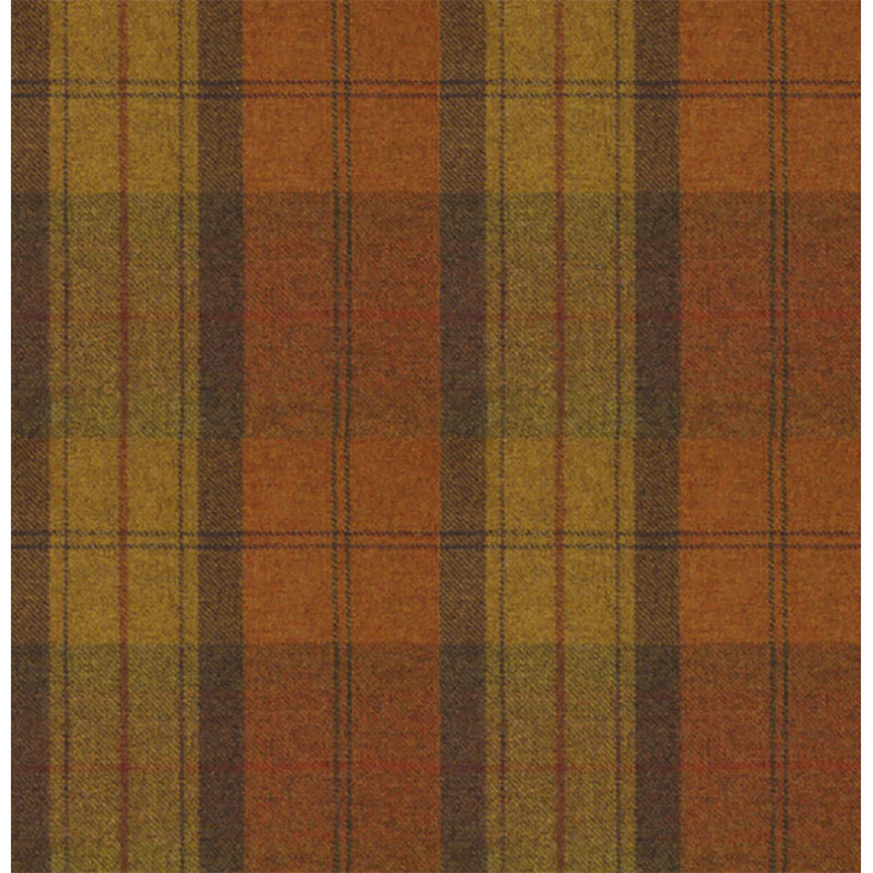 Wool Plaid Orange Marmalade
