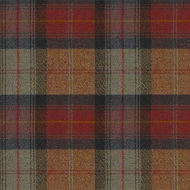 Wool Plaid Orchard Fruits
