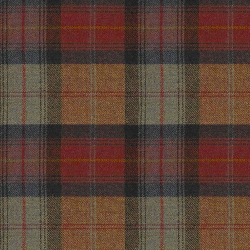 Wool Plaid Orchard Fruits