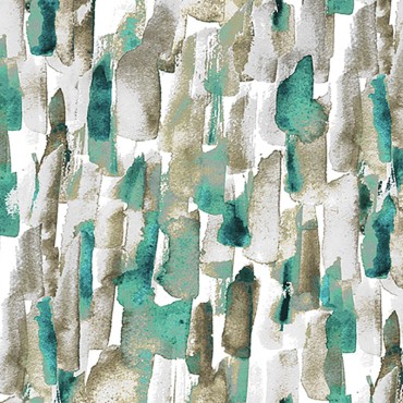 Contemporary Velvet Impasto Turquoise